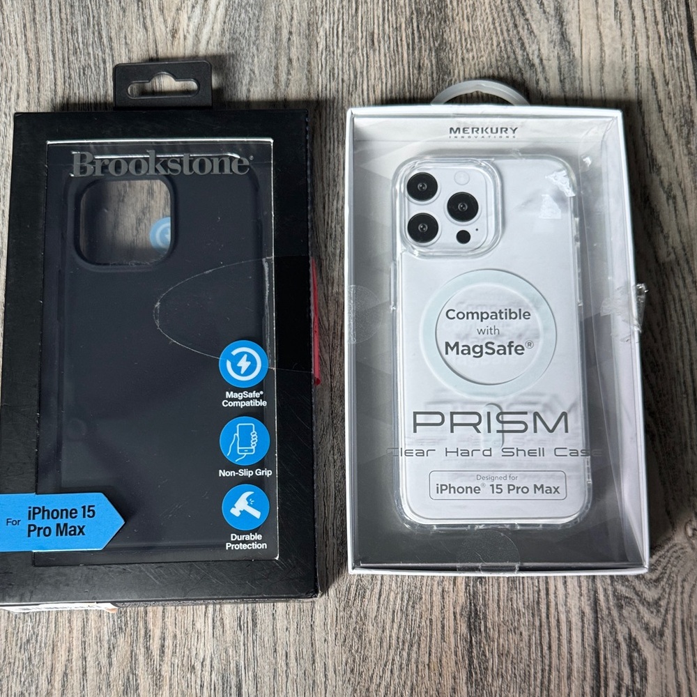 Brookstone Sleek Black iPhone 15 Pro Max Case